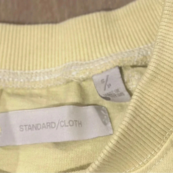 Standard Cloth Raceway Long Sleeve Logo Tee Yellow Men’s Small Urban Outfitters - Picture 4 of 5